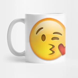 face throwing a kiss Mug